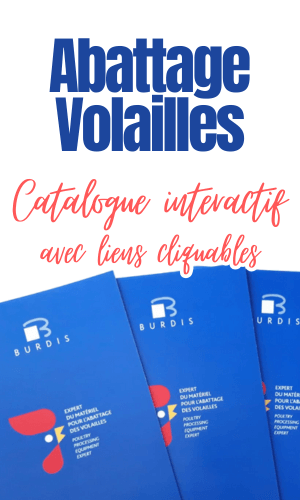 Lien catalogue interactif abattage volailles burdis
